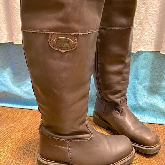 𝅺🌷anfibio🌷 Brown Leather Outdoor Performance Boots  - Picture 8 of 10